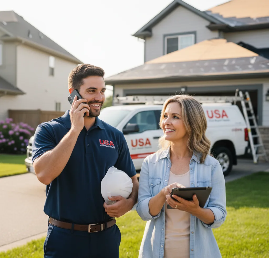 USA Roof Repair Experts customer support in Argyle